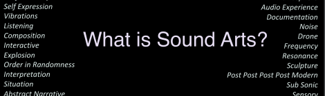 Introduction to Sound Arts